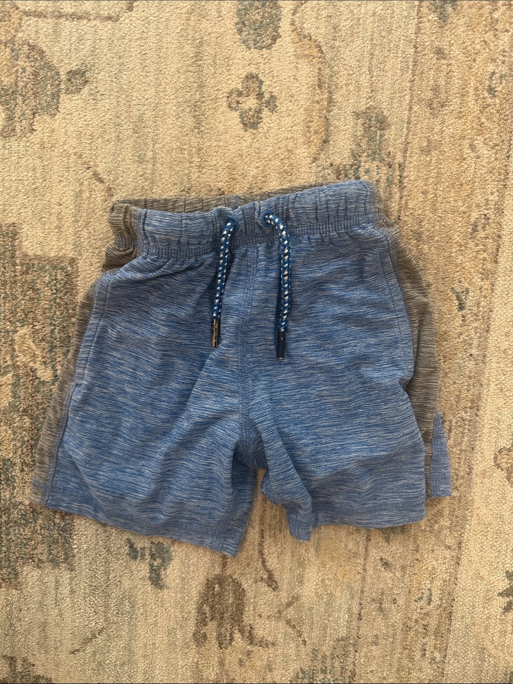 Hannah Andersson Kids Blue Athletic Drawstring Shorts